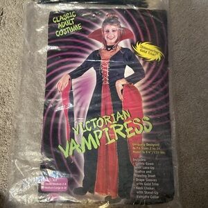 Women’s Victorian Vampiress Costume Size Small – Medium
